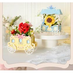 PANTASY 15026 CHUYỆN CHIẾC PHAO PHÁP bộ đồ chơi xếp lắp ráp ghép mô hình SUNFLOWER CART 500 khối