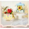 PANTASY 15026 CHUYỆN CHIẾC PHAO PHÁP bộ đồ chơi xếp lắp ráp ghép mô hình SUNFLOWER CART 500 khối