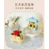 PANTASY 15027 CÂU CHUYỆN PHAO CÔNG CHÚA bộ đồ chơi xếp lắp ráp ghép mô hình ROSE CART 500 khối
