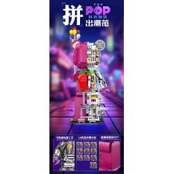 GISEGA G8902 8902 GẤU HẠNH PHÚC CYBORG bộ đồ chơi xếp lắp ráp ghép mô hình 1729 khối