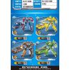 MINGDI LEIBAO K0615 0615 MECHA BIẾN HÌNH KÉP 4 LOẠI bộ đồ chơi xếp lắp ráp ghép mô hình Movie & Game Phim Và Trò Chơi 1272 khối