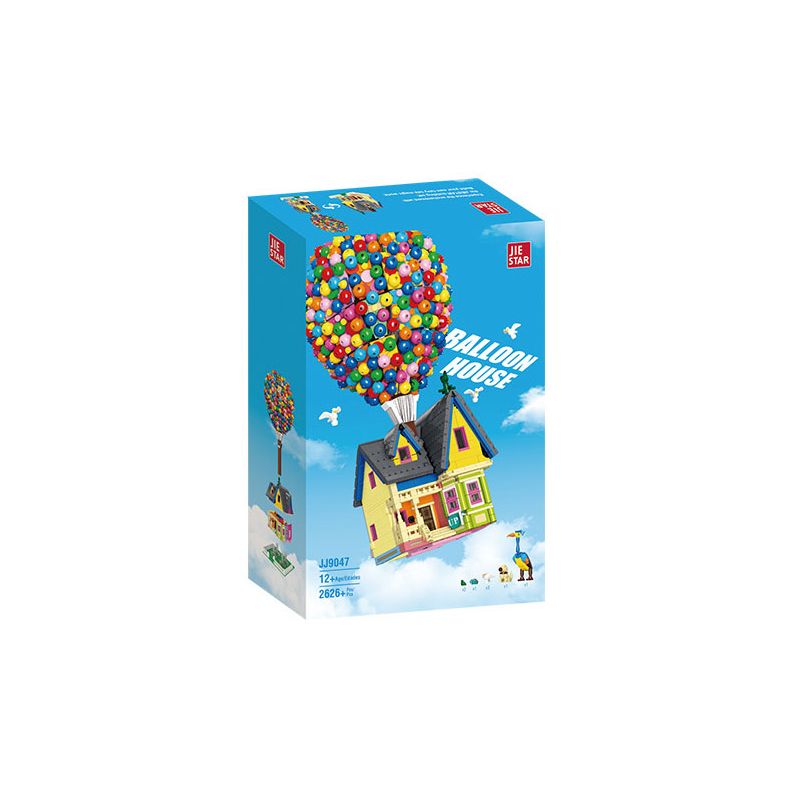 JIESTAR JJ9047 9047 NHÀ BÓNG BAY bộ đồ chơi xếp lắp ráp ghép mô hình Movie & Game BALLOON HOUSE Phim Và Trò Chơi 2626 khối