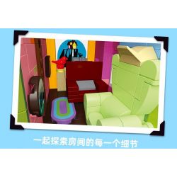 JIESTAR JJ9047 9047 NHÀ BÓNG BAY bộ đồ chơi xếp lắp ráp ghép mô hình Movie & Game BALLOON HOUSE Phim Và Trò Chơi 2626 khối