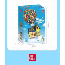 JIESTAR JJ9047 9047 NHÀ BÓNG BAY bộ đồ chơi xếp lắp ráp ghép mô hình Movie & Game BALLOON HOUSE Phim Và Trò Chơi 2626 khối