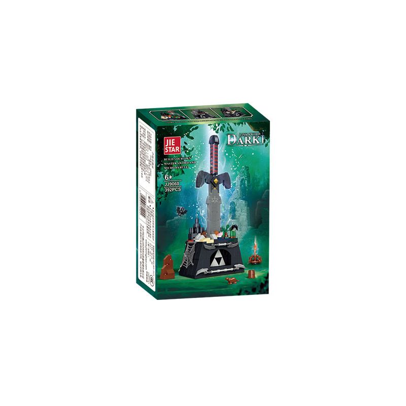 JIESTAR JJ9060 9060 ZELDA THANH KIẾM BÓNG TỐI bộ đồ chơi xếp lắp ráp ghép mô hình Movie & Game DARK LINK SWORD Phim Và Trò Chơi 392 khối