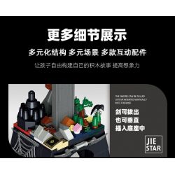 JIESTAR JJ9060 9060 ZELDA THANH KIẾM BÓNG TỐI bộ đồ chơi xếp lắp ráp ghép mô hình Movie & Game DARK LINK SWORD Phim Và Trò Chơi 392 khối