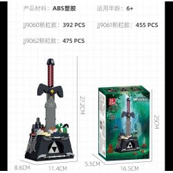 JIESTAR JJ9060 9060 ZELDA THANH KIẾM BÓNG TỐI bộ đồ chơi xếp lắp ráp ghép mô hình Movie & Game DARK LINK SWORD Phim Và Trò Chơi 392 khối
