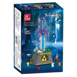 JIESTAR JJ9061 9061 ZELDA THANH KIẾM BẬC THẦY bộ đồ chơi xếp lắp ráp ghép mô hình Movie & Game THE MASTER SWORD Phim Và Trò Chơi 455 khối