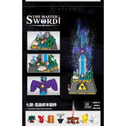 JIESTAR JJ9061 9061 ZELDA THANH KIẾM BẬC THẦY bộ đồ chơi xếp lắp ráp ghép mô hình Movie & Game THE MASTER SWORD Phim Và Trò Chơi 455 khối