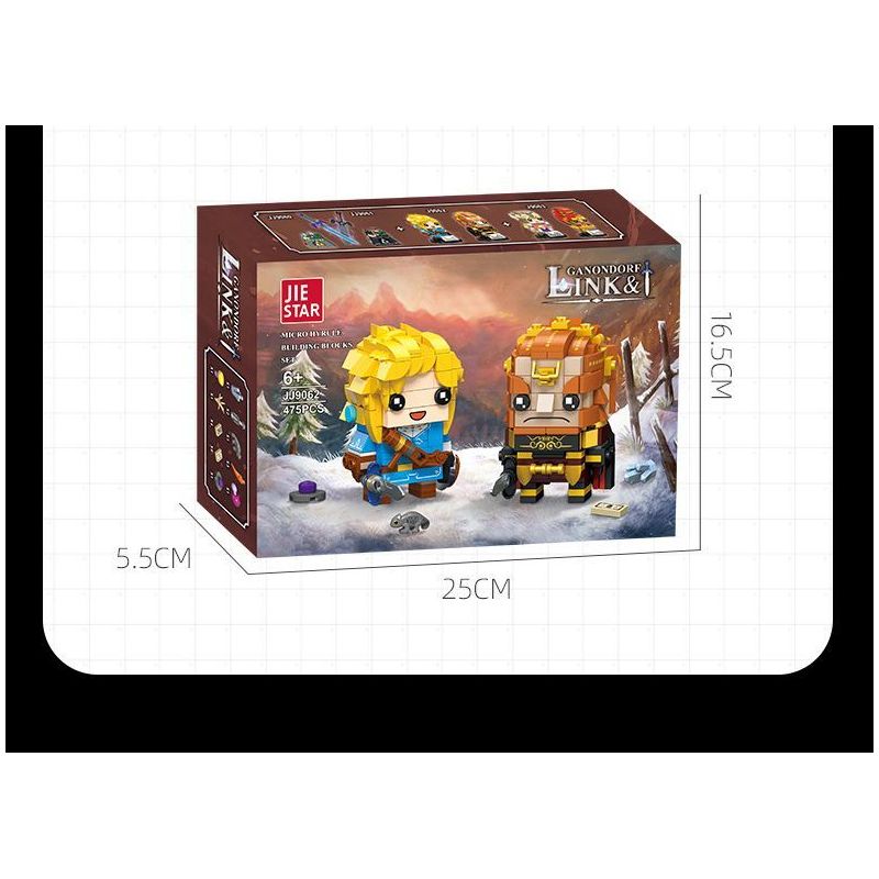 JIESTAR JJ9061 9061 ZELDA THANH KIẾM BẬC THẦY bộ đồ chơi xếp lắp ráp ghép mô hình Movie & Game THE MASTER SWORD Phim Và Trò Chơi 455 khối