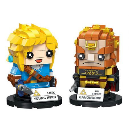 JIESTAR JJ9062 9062 ZELDA GANONDORF LIÊN KẾT bộ đồ chơi xếp lắp ráp ghép mô hình Movie & Game LINK & GANONDORF Phim Và Trò Chơi 475 khối