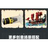 JIESTAR JJ9026 9026 CON TÀU CỔ ĐIỂN TRONG CHAI bộ đồ chơi xếp lắp ráp ghép mô hình Pirates Of The Caribbean IMPOSSIBE PIRATE BOTTLE Cướp Biển Vùng Caribe 852 khối