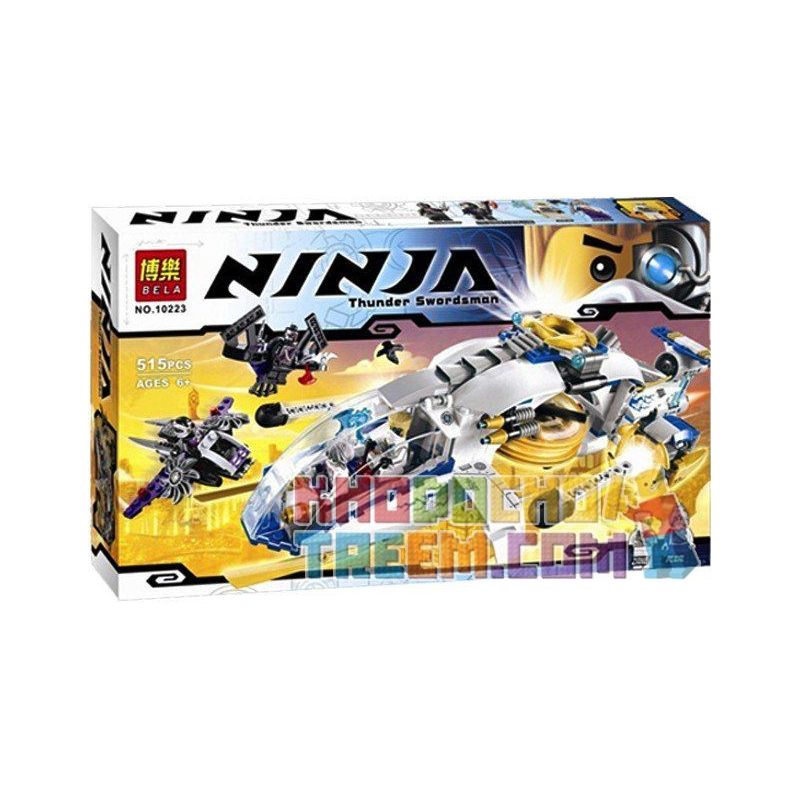 NOT Lego NINJACOPTER 70724 Bela 10223 Lari 10223 xếp lắp ráp ghép mô hình PHI THUYỀN LÊN THẲNG CỦA NINJA NINJACOPTER The Lego Ninjago Movie Ninja Lốc Xoáy 516 khối