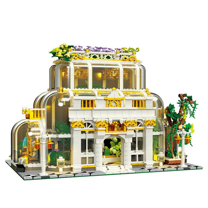 JIESTAR JJ9044 9044 non Lego VƯỜN THỰC VẬT CỔ ĐIỂN bộ đồ chơi xếp lắp ráp ghép mô hình Creator NEOCLASSICAL BOTANICAL GARDEN Sáng Tạo 2231 khối