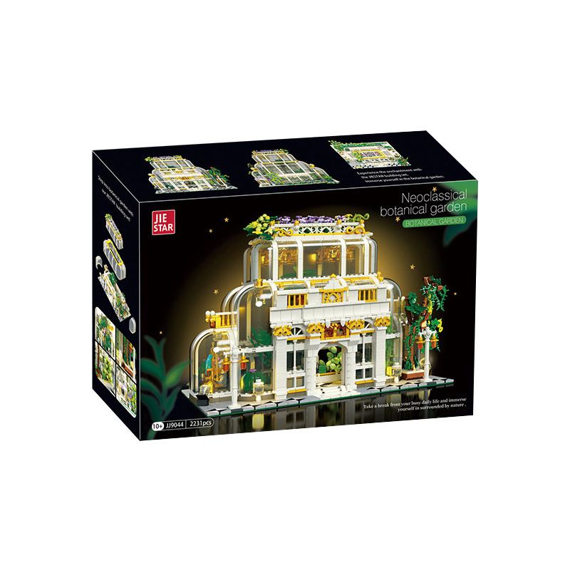 JIESTAR JJ9044 9044 VƯỜN THỰC VẬT CỔ ĐIỂN bộ đồ chơi xếp lắp ráp ghép mô hình Creator NEOCLASSICAL BOTANICAL GARDEN Sáng Tạo 2231 khối