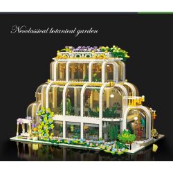 JIESTAR JJ9044 9044 VƯỜN THỰC VẬT CỔ ĐIỂN bộ đồ chơi xếp lắp ráp ghép mô hình Creator NEOCLASSICAL BOTANICAL GARDEN Sáng Tạo 2231 khối