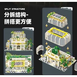 JIESTAR JJ9044 9044 VƯỜN THỰC VẬT CỔ ĐIỂN bộ đồ chơi xếp lắp ráp ghép mô hình Creator NEOCLASSICAL BOTANICAL GARDEN Sáng Tạo 2231 khối