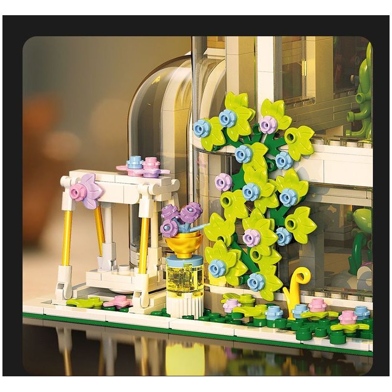 JIESTAR JJ9044 9044 VƯỜN THỰC VẬT CỔ ĐIỂN bộ đồ chơi xếp lắp ráp ghép mô hình Creator NEOCLASSICAL BOTANICAL GARDEN Sáng Tạo 2231 khối