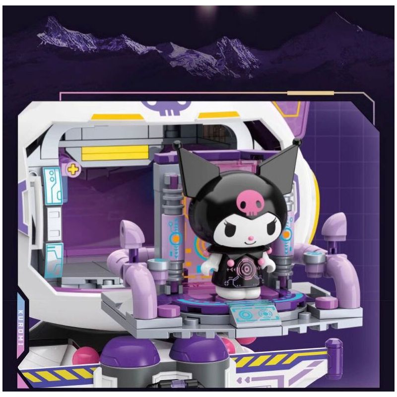 TOP TOY TC1813 1813 DU THUYỀN SANRIO COOLAMI STAR 2.0 bộ đồ chơi xếp lắp ráp ghép mô hình Movie & Game KUROMI Phim Và Trò Chơi 400 khối