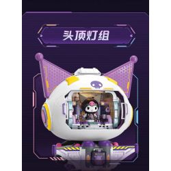 TOP TOY TC1813 1813 DU THUYỀN SANRIO COOLAMI STAR 2.0 bộ đồ chơi xếp lắp ráp ghép mô hình Movie & Game KUROMI Phim Và Trò Chơi 400 khối
