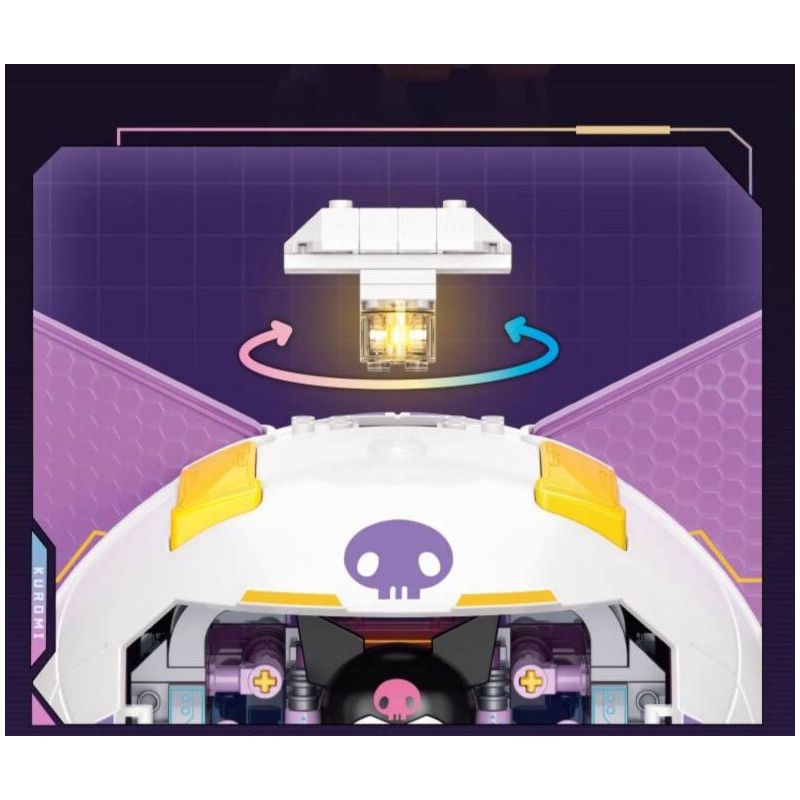 TOP TOY TC1813 1813 DU THUYỀN SANRIO COOLAMI STAR 2.0 bộ đồ chơi xếp lắp ráp ghép mô hình Movie & Game KUROMI Phim Và Trò Chơi 400 khối