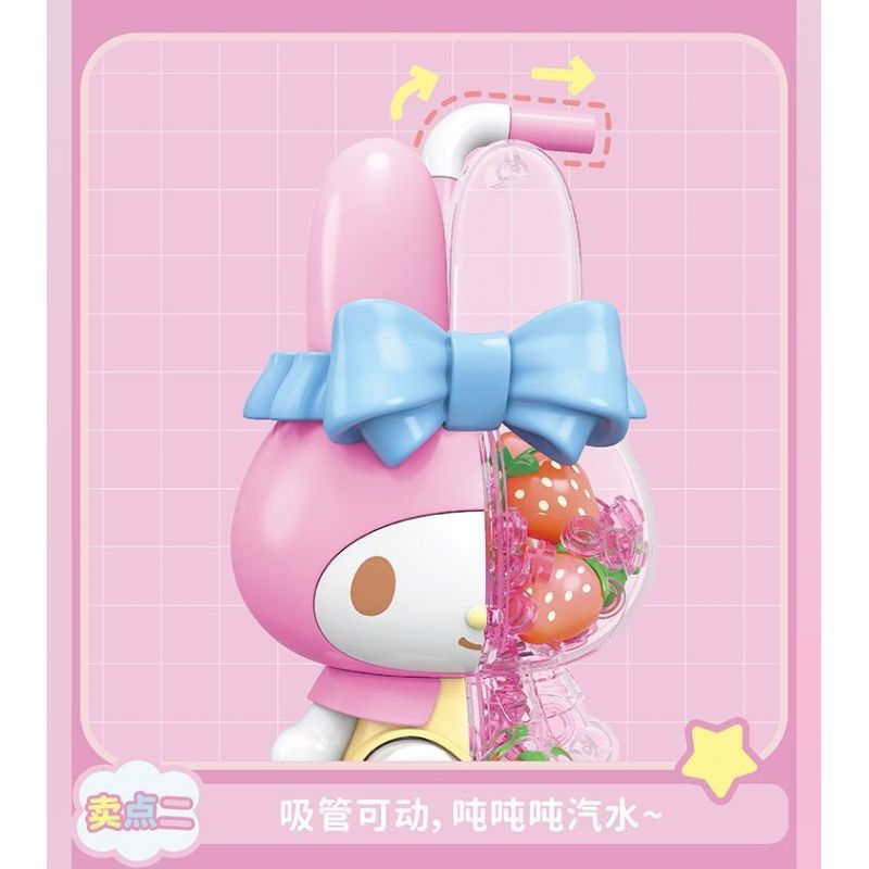 TOP TOY TC1323 1323 SANRIO BUBBLE SODA BIG DOLL CHÚ CHÓ TAI TO NƯỚC LẤP LÁNH VIỆT QUẤT bộ đồ chơi xếp lắp ráp ghép mô hình Movie & Game SANRIO CHARACTERS Phim Và Trò Chơi