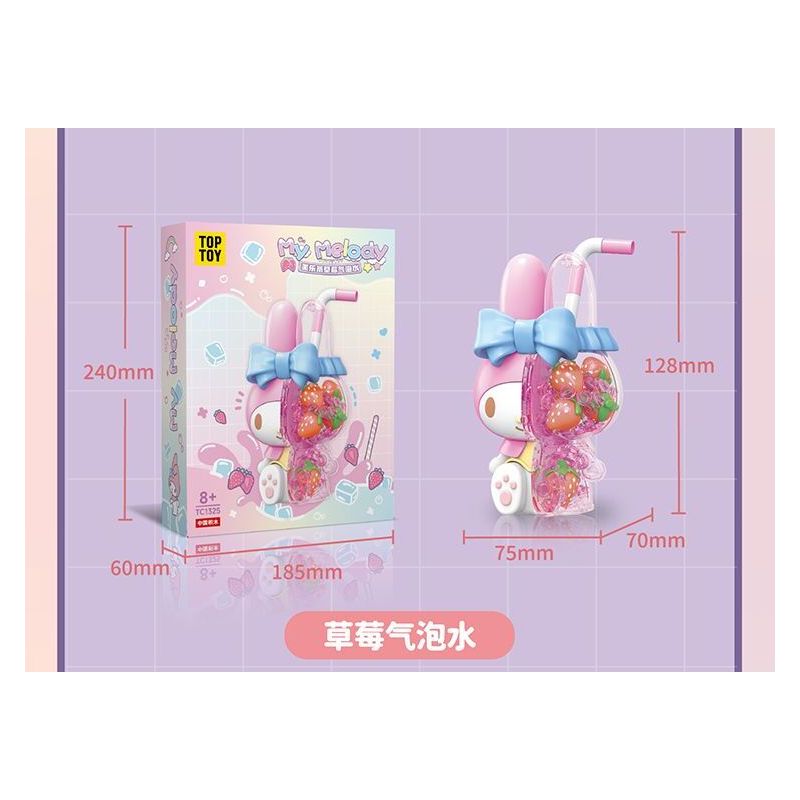 TOP TOY TC1323 1323 SANRIO BUBBLE SODA BIG DOLL CHÚ CHÓ TAI TO NƯỚC LẤP LÁNH VIỆT QUẤT bộ đồ chơi xếp lắp ráp ghép mô hình Movie & Game SANRIO CHARACTERS Phim Và Trò Chơi