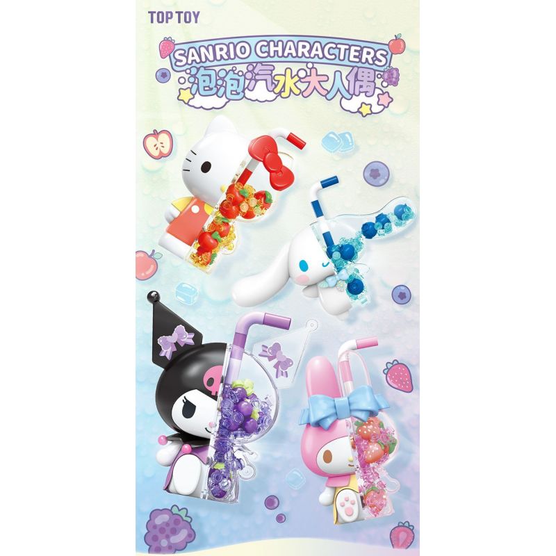 TOP TOY TC1324 1324 SANRIO BUBBLE SODA BIG DOLL NƯỚC NHO CÓ GA COOLOMI bộ đồ chơi xếp lắp ráp ghép mô hình Movie & Game SANRIO CHARACTERS Phim Và Trò Chơi