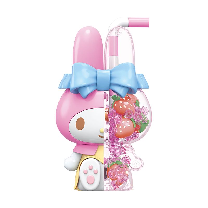 TOP TOY TC1325 1325 non Lego SANRIO BUBBLE SODA BIG DOLL GIAI ĐIỆU NƯỚC LẤP LÁNH DÂU TÂY bộ đồ chơi xếp lắp ráp ghép mô hình Movie & Game SANRIO CHARACTERS Phim Và Trò Chơi