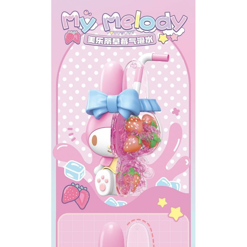 TOP TOY TC1325 1325 SANRIO BUBBLE SODA BIG DOLL GIAI ĐIỆU NƯỚC LẤP LÁNH DÂU TÂY bộ đồ chơi xếp lắp ráp ghép mô hình Movie & Game SANRIO CHARACTERS Phim Và Trò Chơi