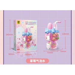 TOP TOY TC1325 1325 SANRIO BUBBLE SODA BIG DOLL GIAI ĐIỆU NƯỚC LẤP LÁNH DÂU TÂY bộ đồ chơi xếp lắp ráp ghép mô hình Movie & Game SANRIO CHARACTERS Phim Và Trò Chơi
