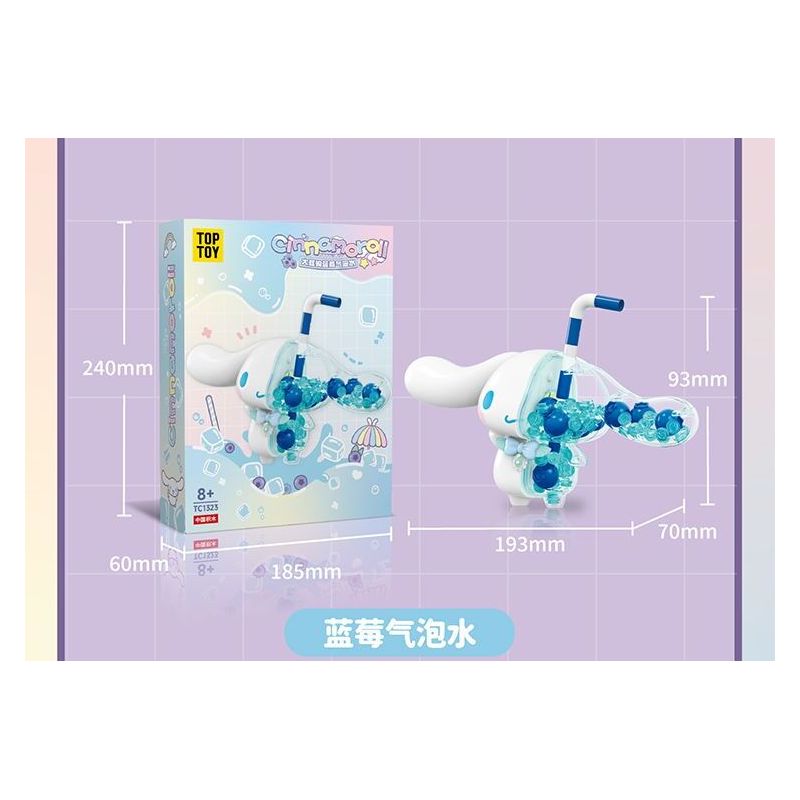 TOP TOY TC1325 1325 SANRIO BUBBLE SODA BIG DOLL GIAI ĐIỆU NƯỚC LẤP LÁNH DÂU TÂY bộ đồ chơi xếp lắp ráp ghép mô hình Movie & Game SANRIO CHARACTERS Phim Và Trò Chơi