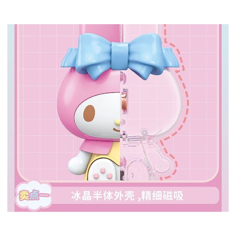 TOP TOY TC1326 1326 SANRIO BUBBLE SODA BIG DOLL NƯỚC CÓ GA TÁO HELLO KITTY bộ đồ chơi xếp lắp ráp ghép mô hình Movie & Game SANRIO CHARACTERS Phim Và Trò Chơi