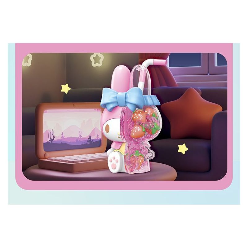 TOP TOY TC1326 1326 SANRIO BUBBLE SODA BIG DOLL NƯỚC CÓ GA TÁO HELLO KITTY bộ đồ chơi xếp lắp ráp ghép mô hình Movie & Game SANRIO CHARACTERS Phim Và Trò Chơi