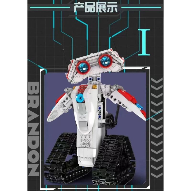 MouldKing 15082 Mould King 15082 ROBOT BA BIẾN HÌNH LIÊN SAO BRANDON bộ đồ chơi xếp lắp ráp ghép mô hình Technic Kỹ Thuật Công Nghệ Cao Mô Hình Phương Tiện 536 khối