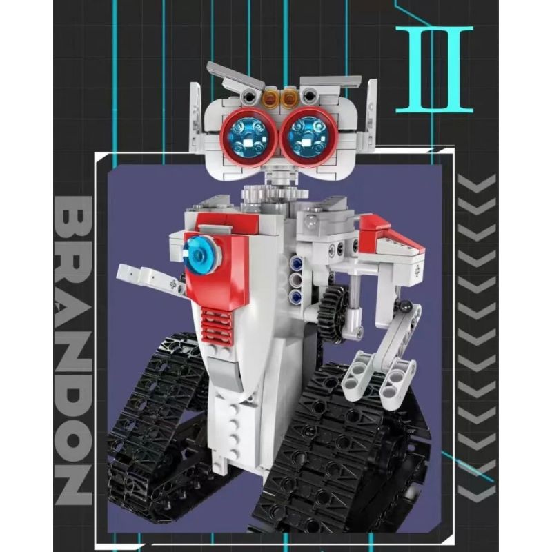 MouldKing 15082 Mould King 15082 ROBOT BA BIẾN HÌNH LIÊN SAO BRANDON bộ đồ chơi xếp lắp ráp ghép mô hình Technic Kỹ Thuật Công Nghệ Cao Mô Hình Phương Tiện 536 khối