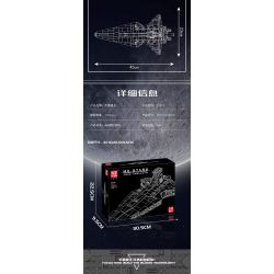 MouldKing 21074 Mould King 21074 TÀU TUẦN DƯƠNG TẤN CÔNG NƯỚC CỘNG HÒA bộ đồ chơi xếp lắp ráp ghép mô hình Star Wars Chiến Tranh Giữa Các Vì Sao 1320 khối