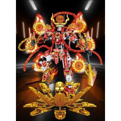 FORANGE FC1518 1518 CƠ KHÍ VÔ TẬN CƠN THỊNH NỘ CỦA PHẬT NEZHA bộ đồ chơi xếp lắp ráp ghép mô hình INFINITE MECH 1772 khối