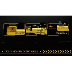 GUDI 70012 SIÊU TÍCH LŨY TINH HOA M416 RỒNG VÀNG NĂM MÓNG bộ đồ chơi xếp lắp ráp ghép mô hình Military Army M416 GOLDEN DRAGON Quân Sự Bộ Đội 519 khối