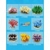 Kazi KY80058 80058 THẾ GIỚI BIỂN CORAL 8 KIỂU bộ đồ chơi xếp lắp ráp ghép mô hình Creator OCEAN Sáng Tạo 1167 khối