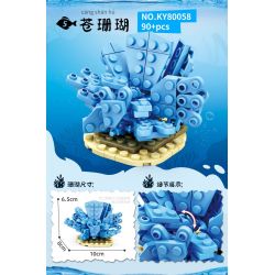 Kazi KY80058 80058 THẾ GIỚI BIỂN CORAL 8 KIỂU bộ đồ chơi xếp lắp ráp ghép mô hình Creator OCEAN Sáng Tạo 1167 khối