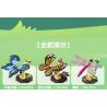 Kazi KY80059 80059 CÔN TRÙNG VÀ HOA 6 LOẠI THIÊN ĐƯỜNG PAPILIO BƯỚM CHÚA CHUỒN BỌ CÁNH CỨNG TÊ GIÁC VE SẦU bộ đồ chơi xếp lắp ráp ghép mô hình Creator INSECT AND FLOWERS Sáng Tạo 1029 khối