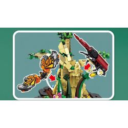 Kazi KY80059 80059 CÔN TRÙNG VÀ HOA 6 LOẠI THIÊN ĐƯỜNG PAPILIO BƯỚM CHÚA CHUỒN BỌ CÁNH CỨNG TÊ GIÁC VE SẦU bộ đồ chơi xếp lắp ráp ghép mô hình Creator INSECT AND FLOWERS Sáng Tạo 1029 khối