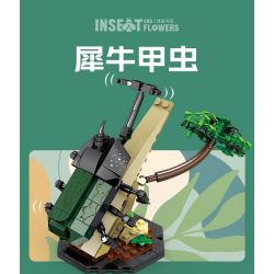 Kazi KY80059 80059 CÔN TRÙNG VÀ HOA 6 LOẠI THIÊN ĐƯỜNG PAPILIO BƯỚM CHÚA CHUỒN BỌ CÁNH CỨNG TÊ GIÁC VE SẦU bộ đồ chơi xếp lắp ráp ghép mô hình Creator INSECT AND FLOWERS Sáng Tạo 1029 khối