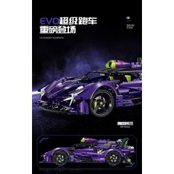 GULY 10614 LERU 10714 SIÊU XE APOLLO EVO tỷ lệ 1:8 bộ đồ chơi xếp lắp ráp ghép mô hình Technic Kỹ Thuật Công Nghệ Cao Mô Hình Phương Tiện 3909 khối