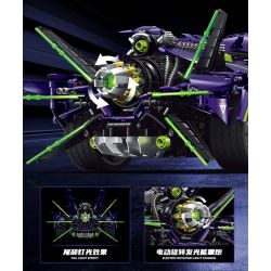 GULY 10614 LERU 10714 SIÊU XE APOLLO EVO tỷ lệ 1:8 bộ đồ chơi xếp lắp ráp ghép mô hình Technic Kỹ Thuật Công Nghệ Cao Mô Hình Phương Tiện 3909 khối