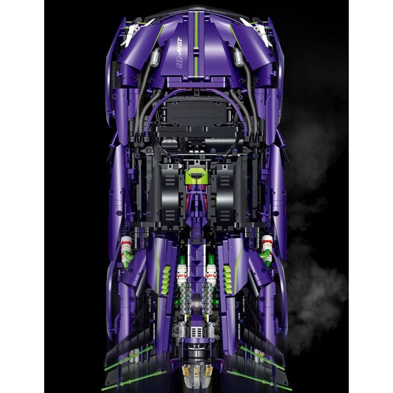 GULY 10614 LERU 10714 SIÊU XE APOLLO EVO tỷ lệ 1:8 bộ đồ chơi xếp lắp ráp ghép mô hình Technic Kỹ Thuật Công Nghệ Cao Mô Hình Phương Tiện 3909 khối