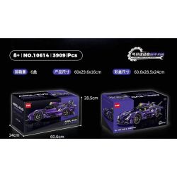 GULY 10614 LERU 10714 SIÊU XE APOLLO EVO tỷ lệ 1:8 bộ đồ chơi xếp lắp ráp ghép mô hình Technic Kỹ Thuật Công Nghệ Cao Mô Hình Phương Tiện 3909 khối