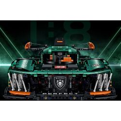 GULY 10616 LERU 10716 PEUGEOT 9X8 24 GIỜ CỦA SIÊU XE HYBRID LE MANS tỷ lệ 1:8 bộ đồ chơi xếp lắp ráp ghép mô hình Technic Kỹ Thuật Công Nghệ Cao Mô Hình Phương Tiện 3746 khối