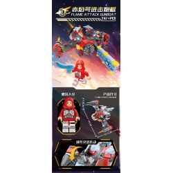 Kazi KY81058 81058 CUỘC TẤN CÔNG GIỮA CÁC VÌ SAO 4 MÁY BAY CHIẾN ĐẤU ĐA TỔ HỢP AURORA RAZER TÀU VŨ TRỤ EXOTIC JUMPER PHÁO HẠM RED FLAME CON THOI WASP bộ đồ chơi xếp lắp ráp ghép mô hình 995 khối